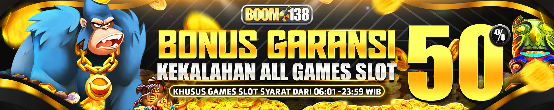 BONUS GARANSI KEKALAHAN BOOM138